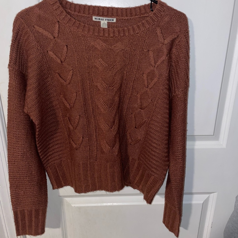 Brown sweater